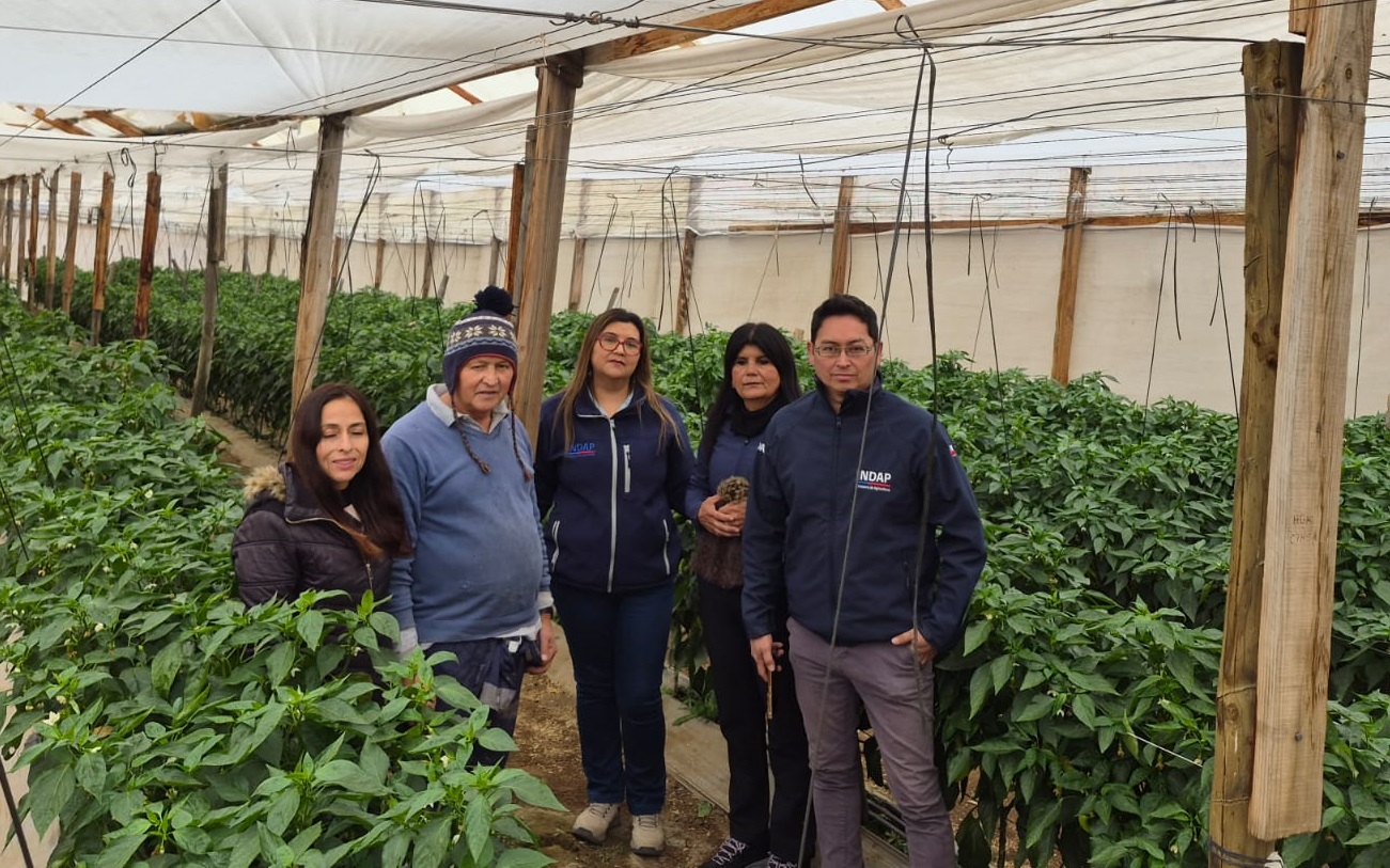 Dirigentes de INDAP recorren predios agrícolas en Combarbalá