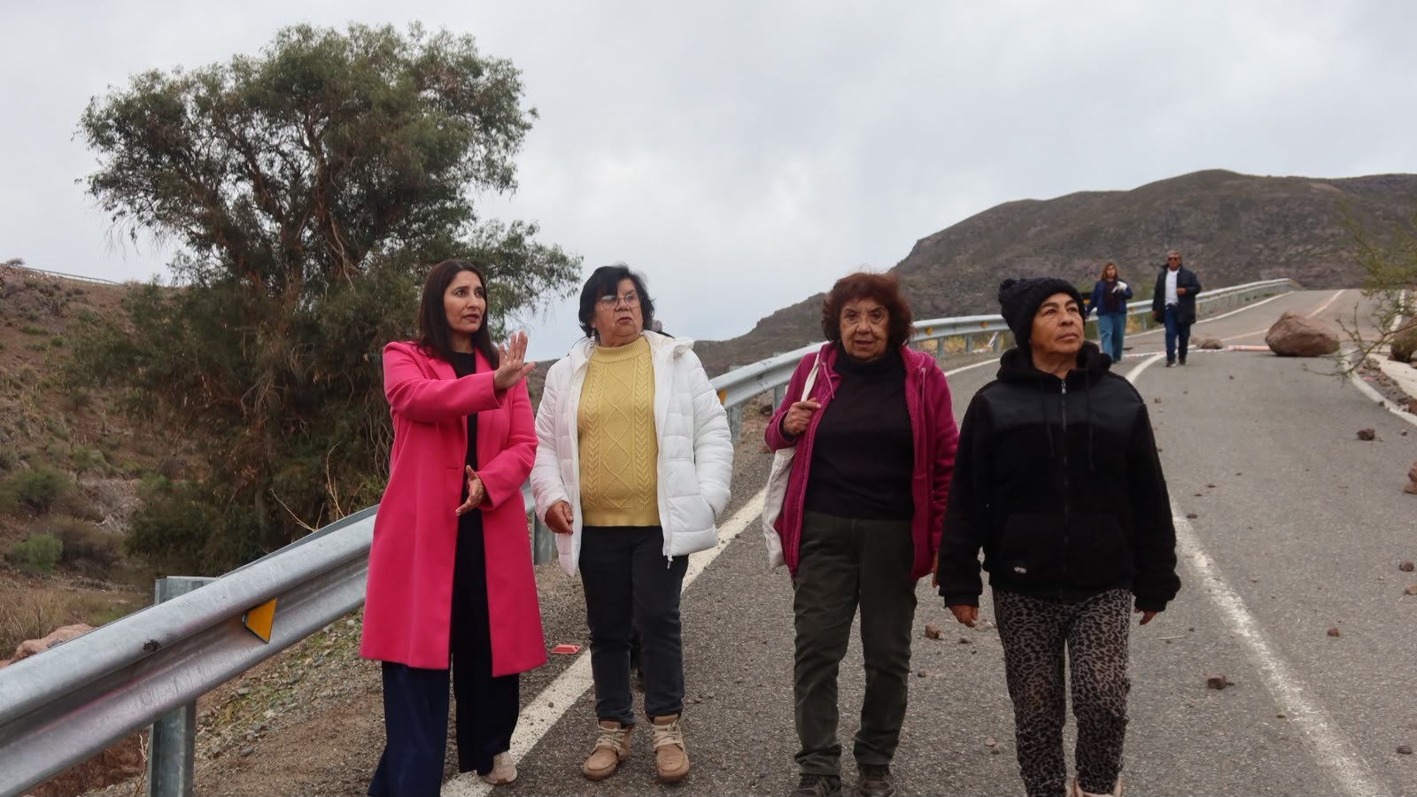 Diputada Castillo exige puente definitivo para 100 familias aisladas en Combarbalá — foto 3