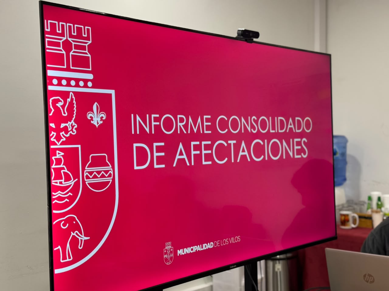Los Vilos expone al CORE daños del temporal que afectaron a 10 mil familias