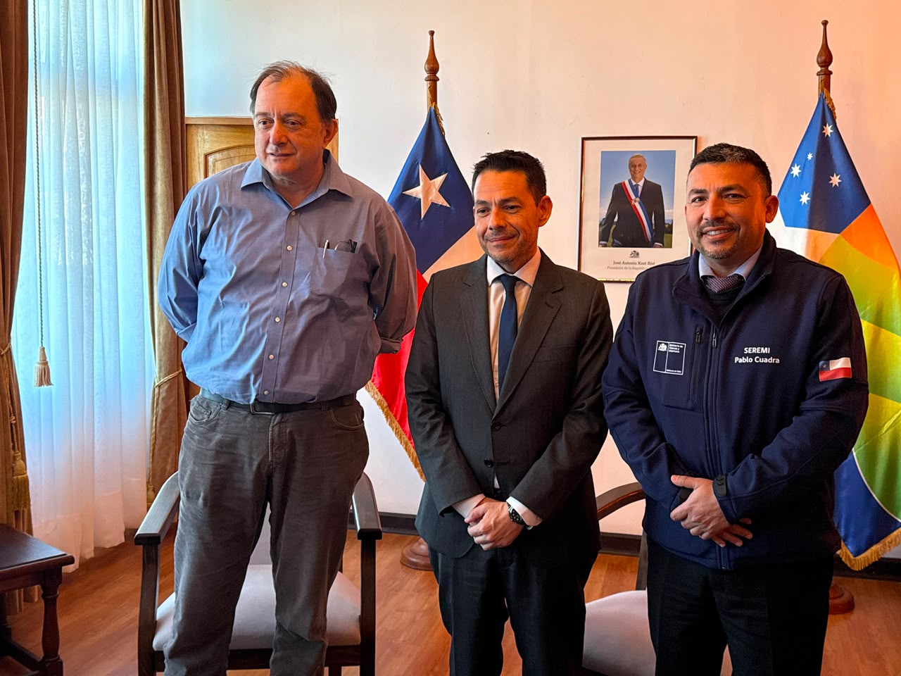 Ministro Poduje evalúa daños por sistema frontal en Coquimbo — foto 1