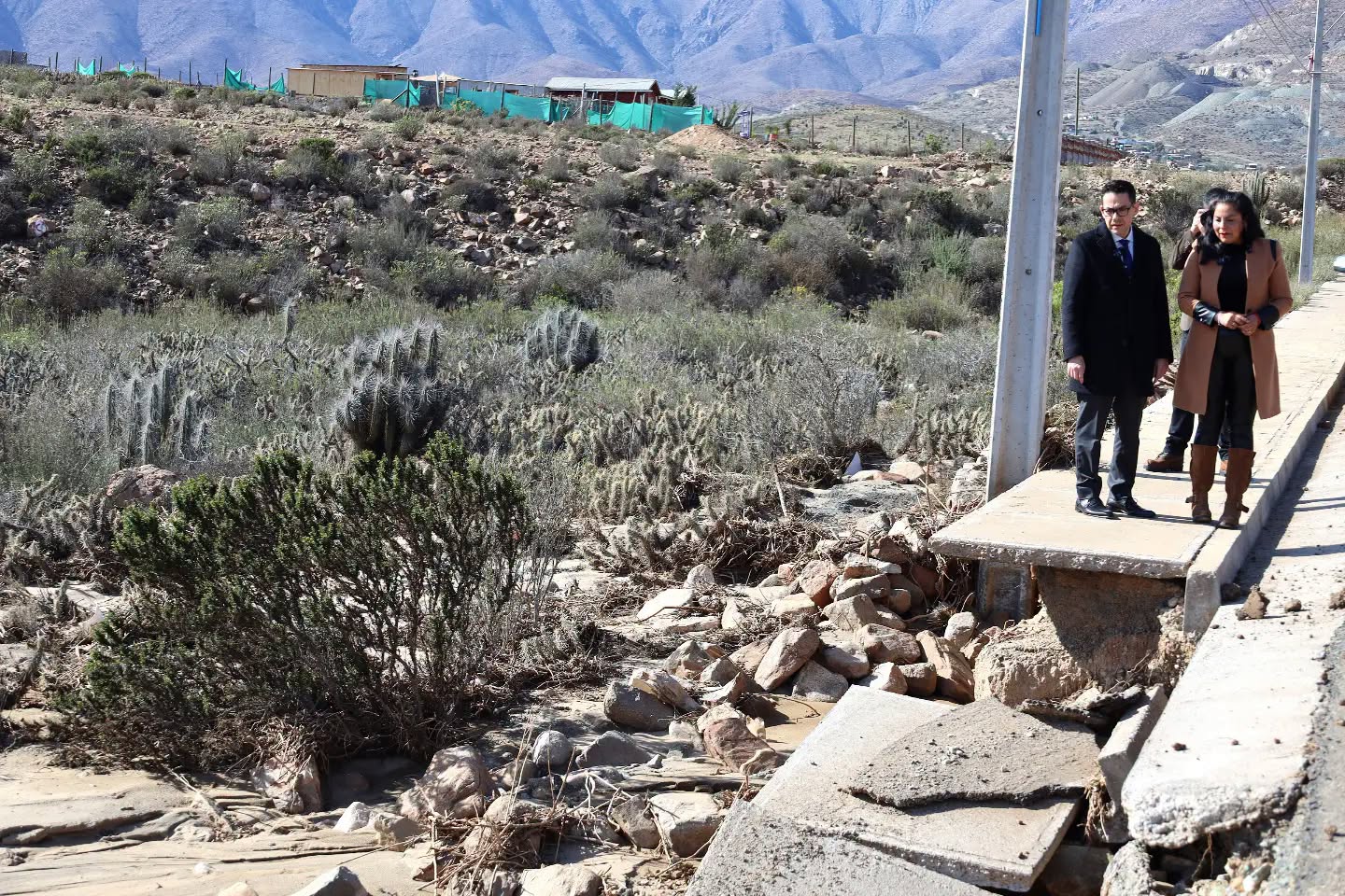 Gobernador Juliá coordina recuperación de La Higuera tras sistema frontal — foto 1