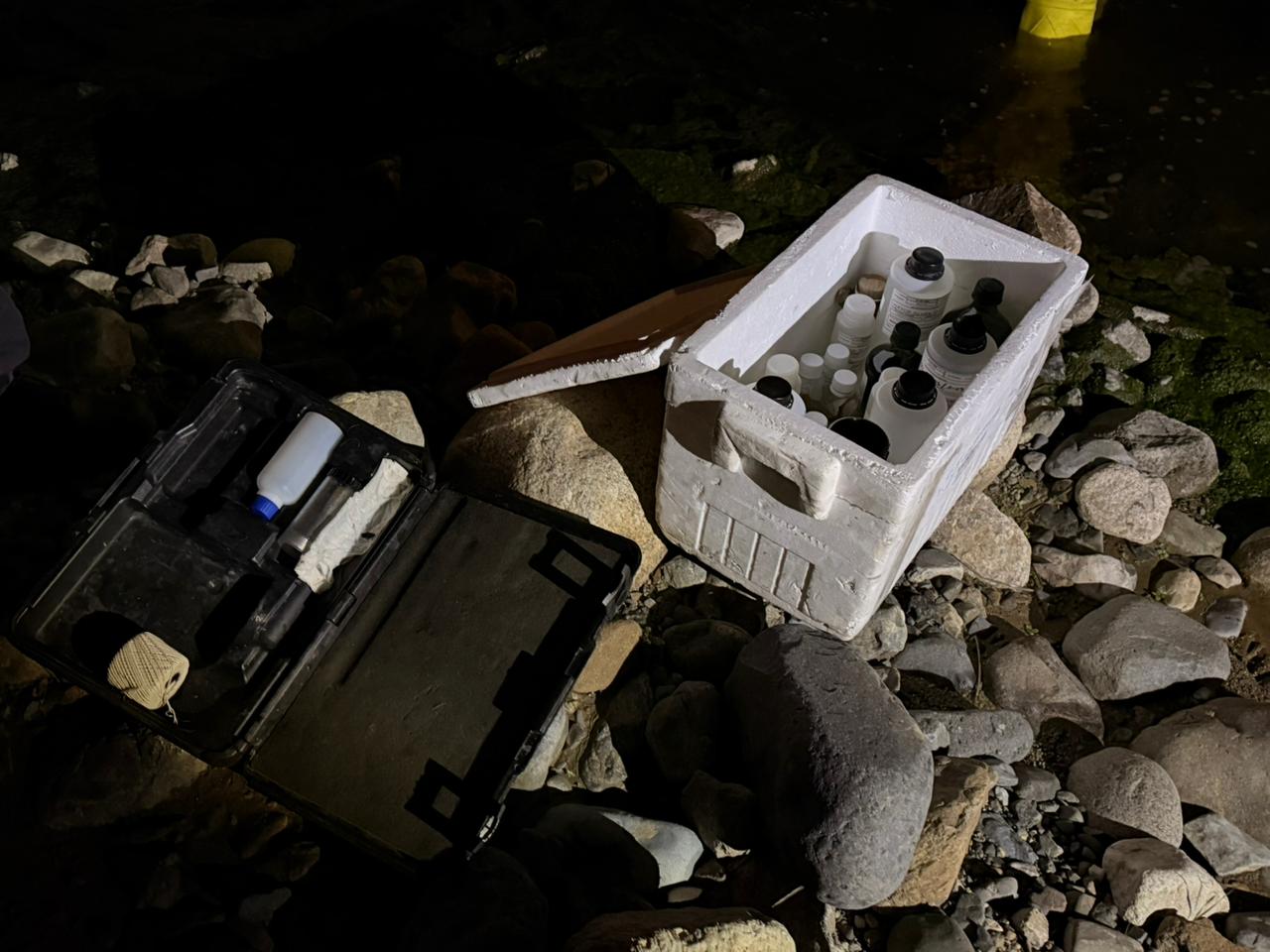 Los Vilos realiza estudios de agua tras derrame en Estero Pupío — foto 9