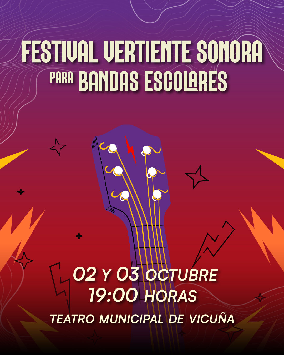 Ocho bandas escolares se presentarán en Festival Vertiente Sonora de Vicuña — foto 1