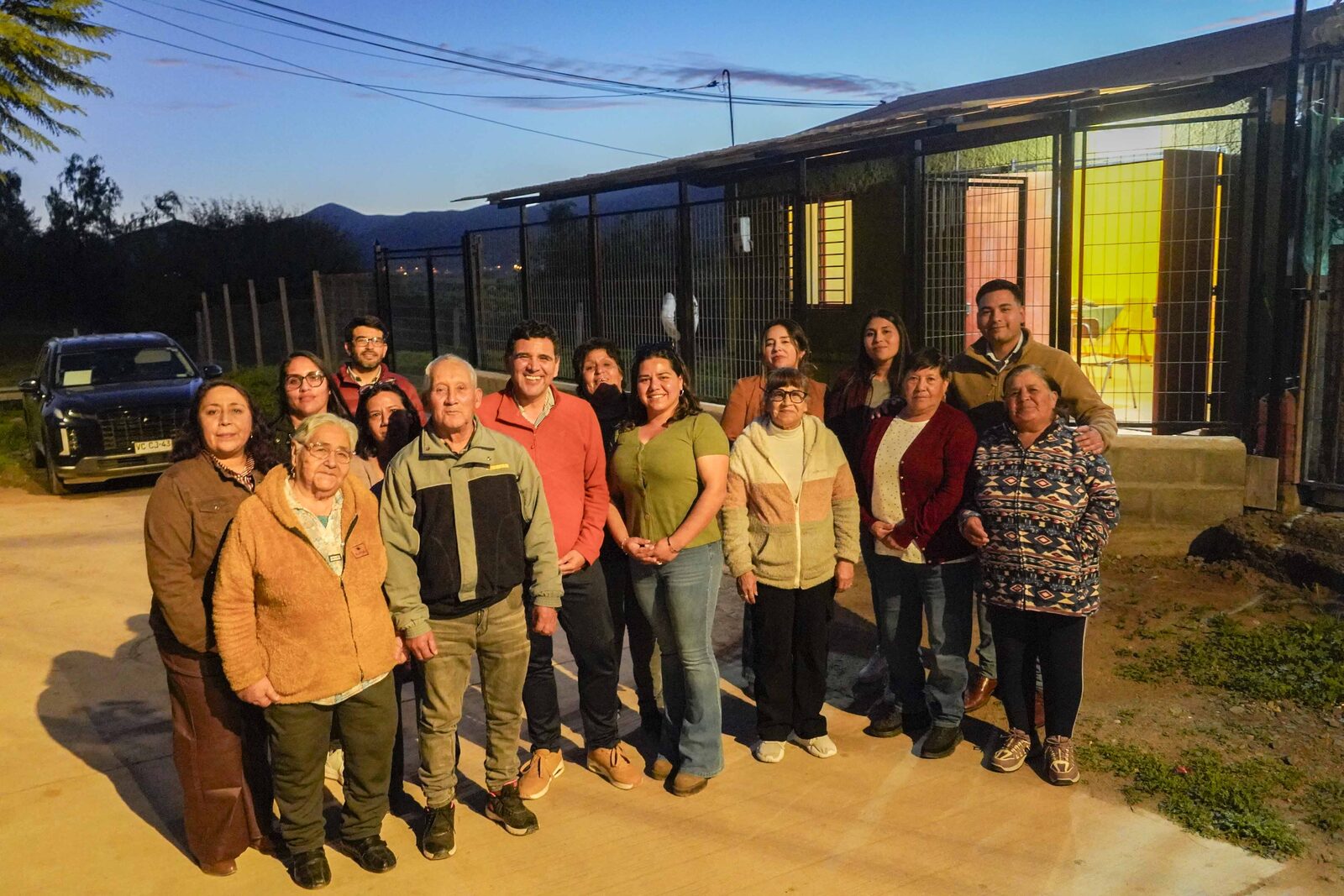 El Palqui inaugura cierre perimetral en sede de Población 14 de Octubre