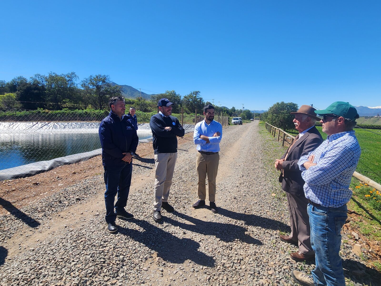 Embalse bonificado por la CNR acumula 10 mil m³ de agua para riego en Ovalle — foto 1