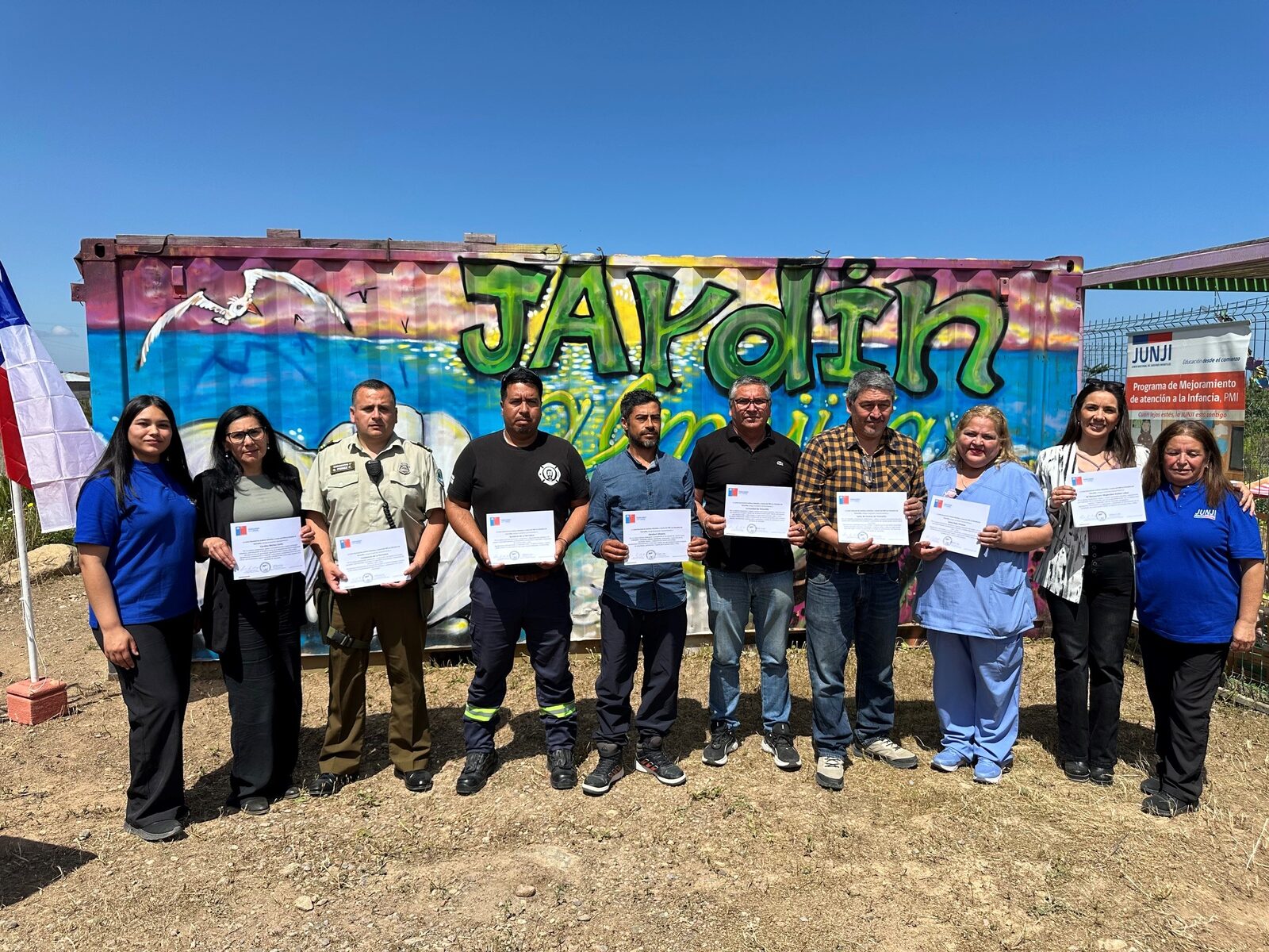 Jardín infantil de Totoralillo inaugura mural sobre saberes del mar — foto 2