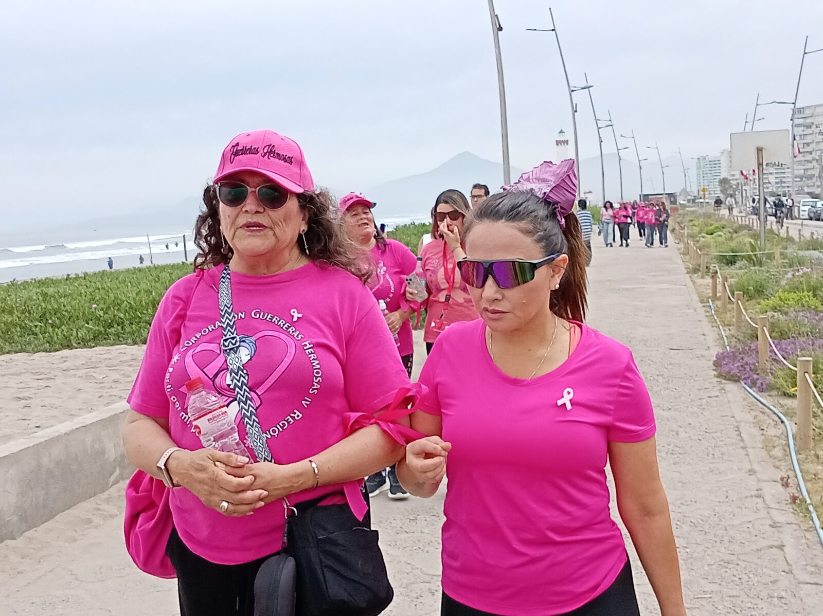 Caminata en La Serena reunió a sobrevivientes de cáncer de mama