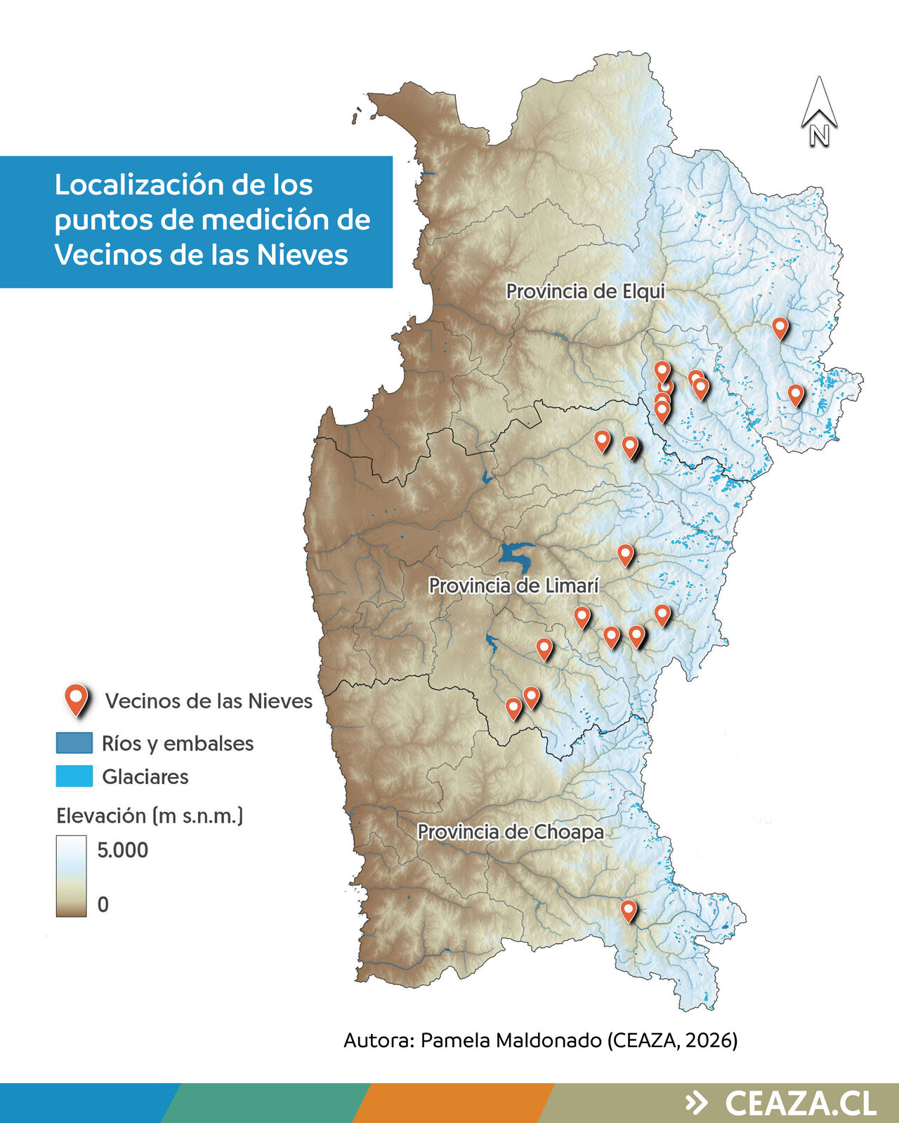 Red ciudadana registró precipitaciones del temporal de julio en cordillera de Coquimbo — foto 1