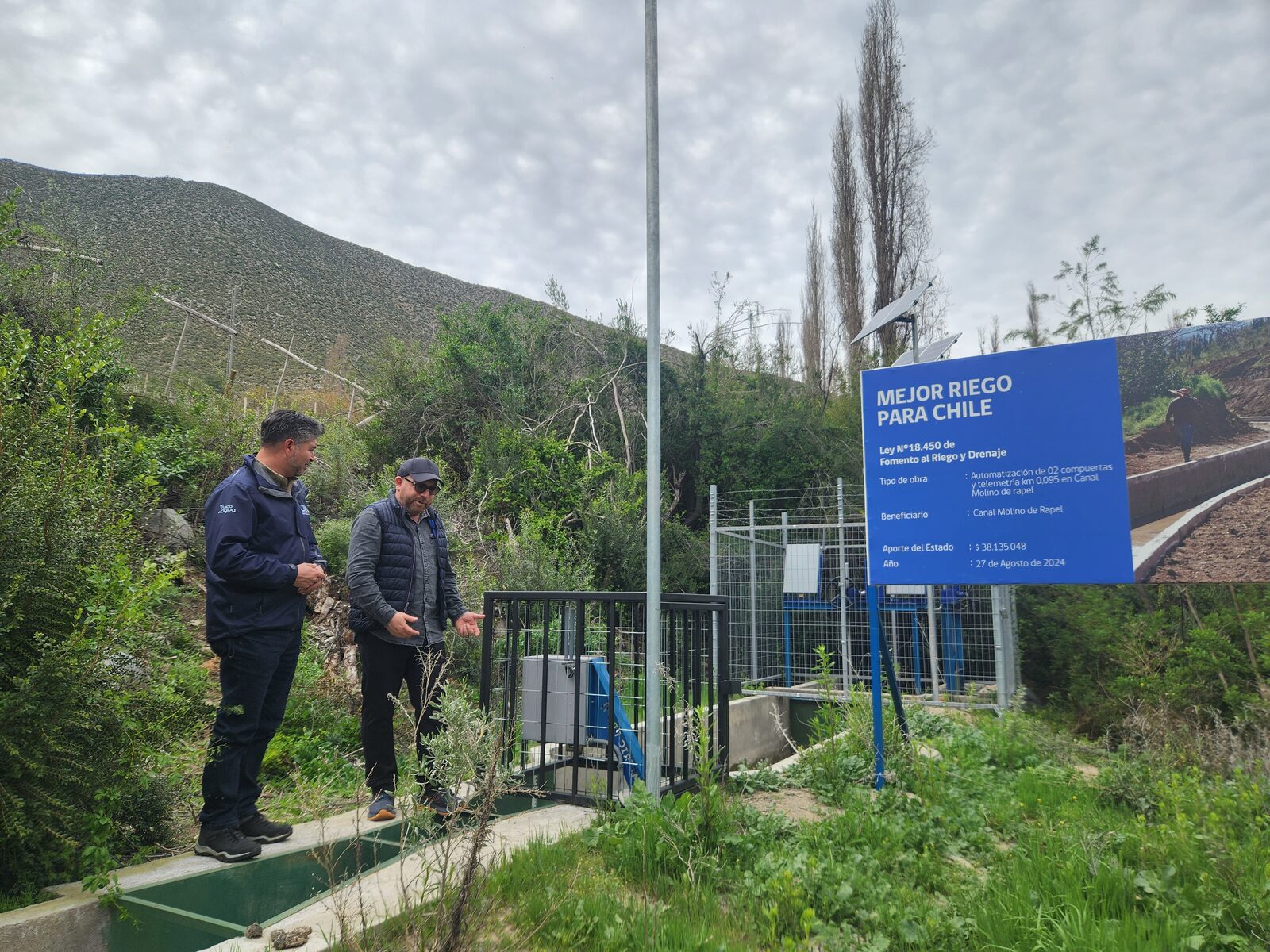 CNR y regantes de Monte Patria coordinan mejoras en infraestructura hídrica